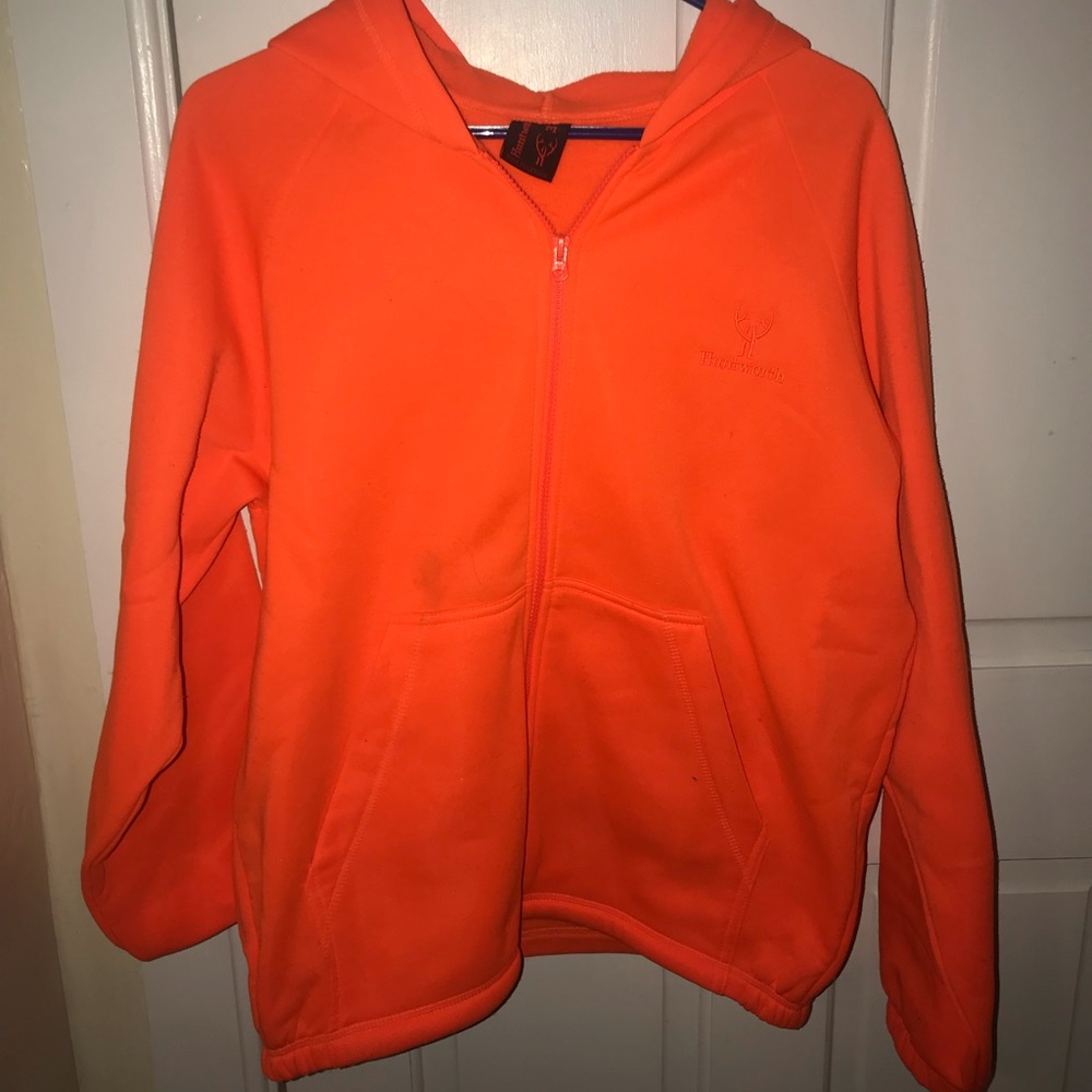 Orange hoodie